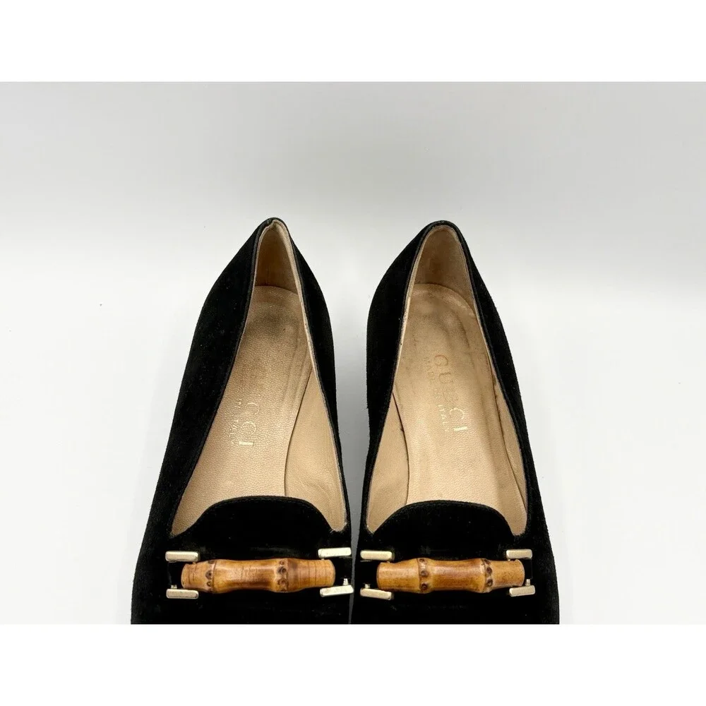 Gucci black suede